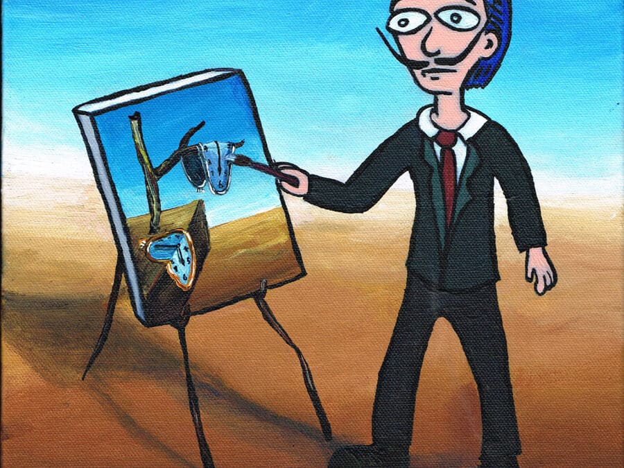 Salvador Dali Cartoon 2022