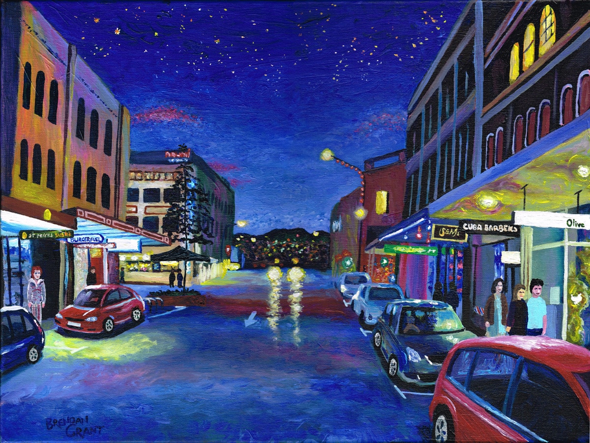 Cuba Street at Night, 2022