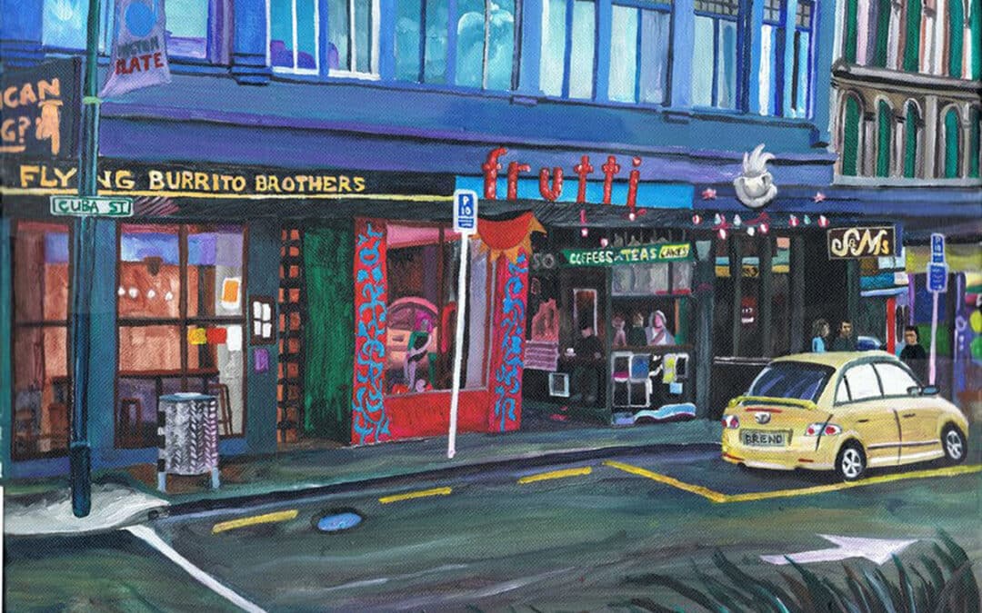 Cuba Street with Frutti, 2009