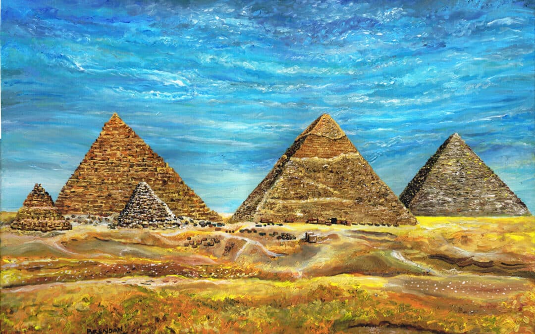 Great Pyramids of Giza, Egypt, 2015