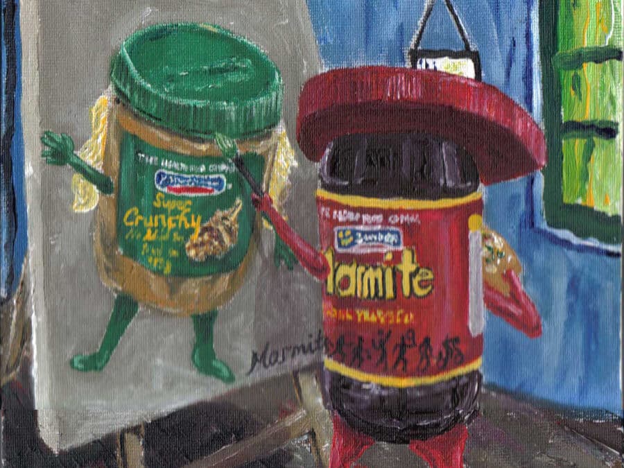 Marmite Paints Peanut Butter