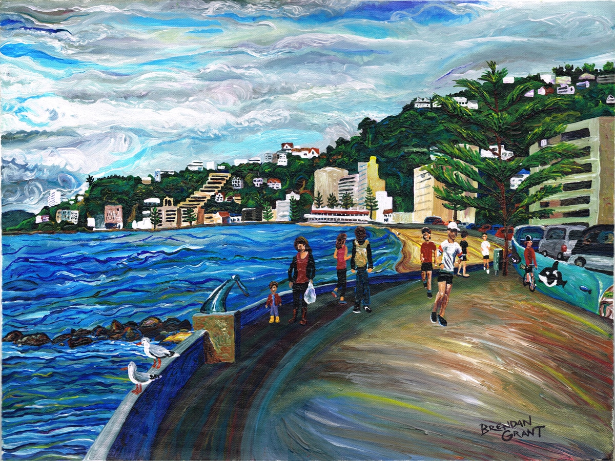 Oriental Bay Footpath, 2013