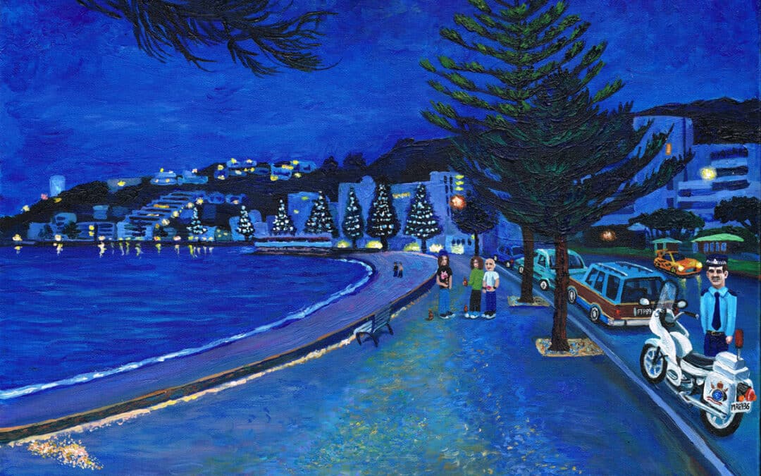 Oriental Bay at Night, 2024