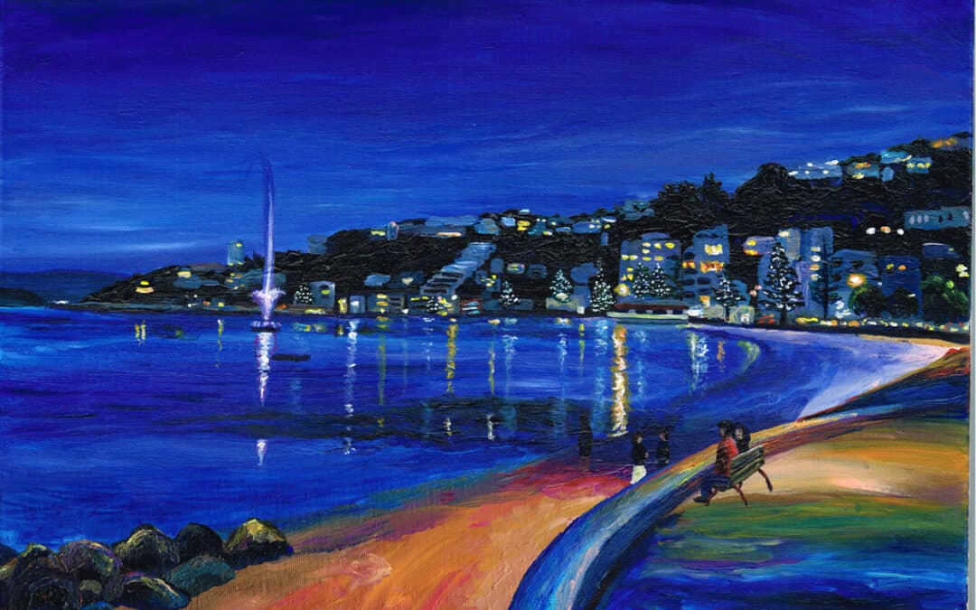 Oriental Bay at Night, 2019