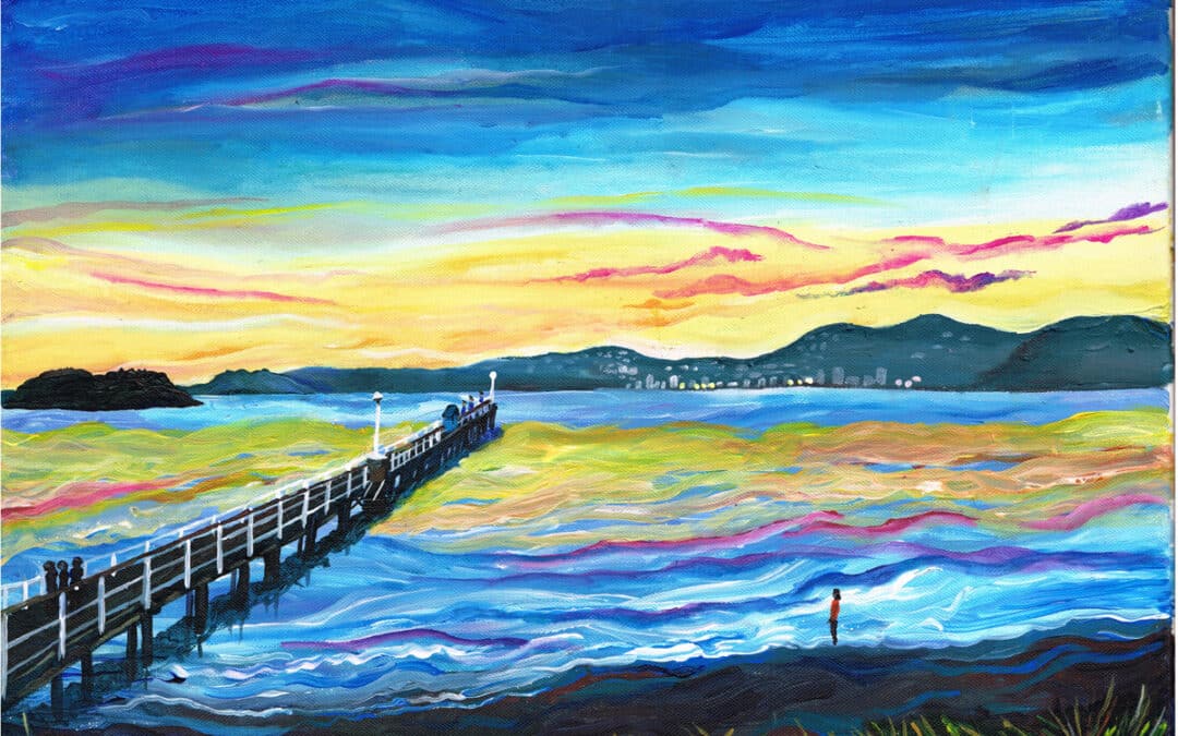 Petone Foreshore Sunset, 2012