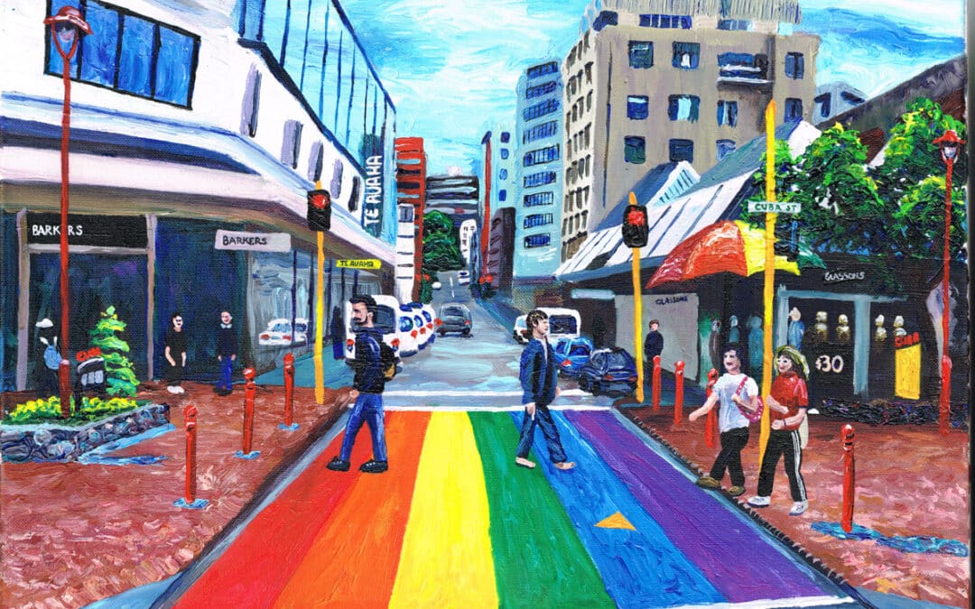 Rainbow Crossing, Dixon Street, 2018