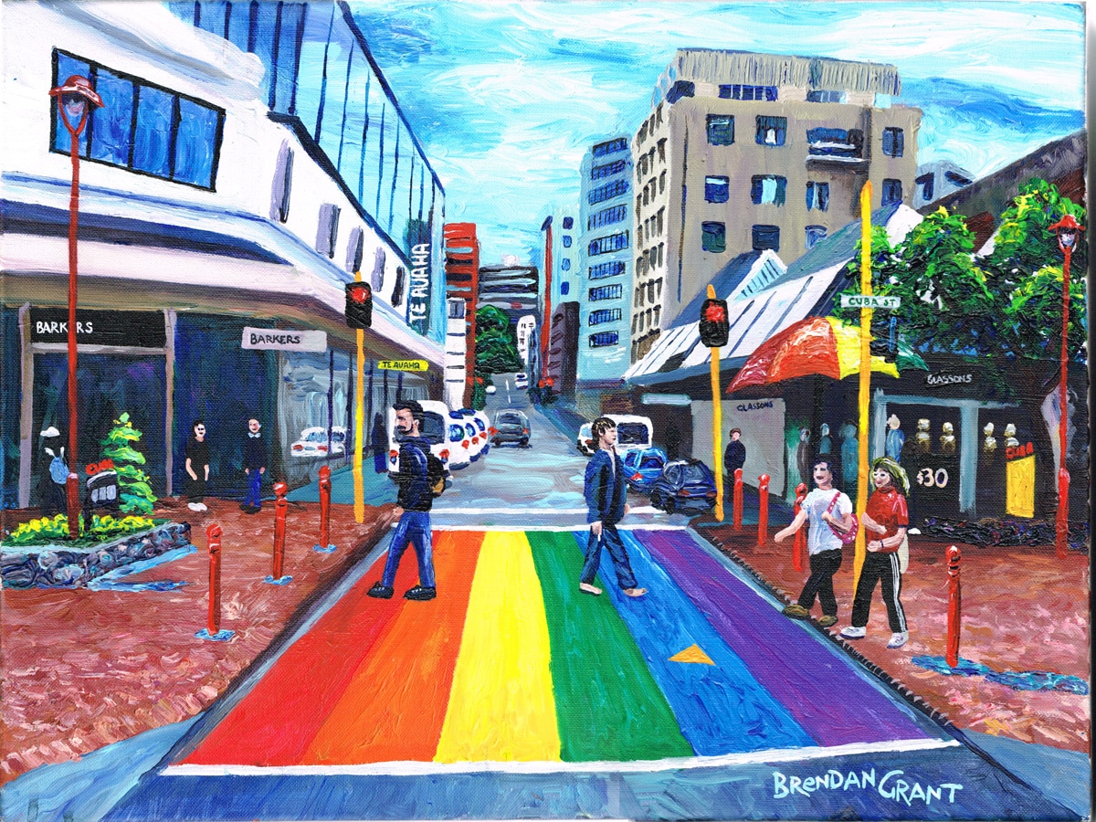 Rainbow Crossing, Dixon Street, 2018