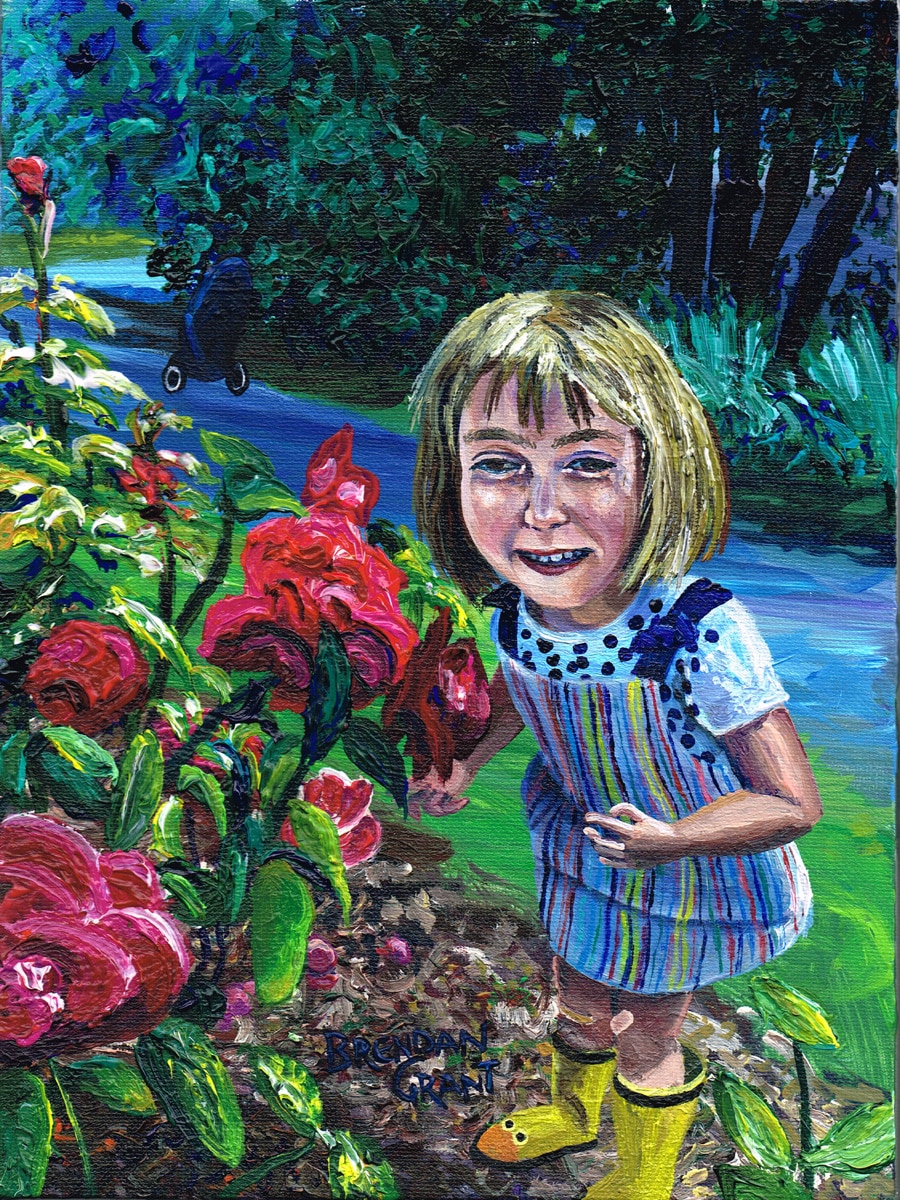 Sofia in the Rose Garden, 2020