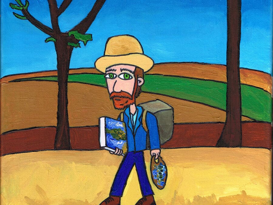 Vincent Van Gogh Cartoon 2021