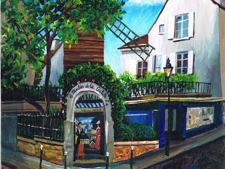 Moulin De La Galette, Monmartre, Paris, 2013