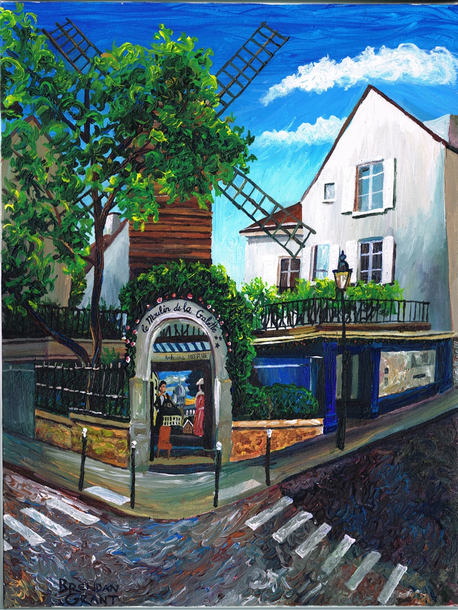 Moulin De La Galette, Monmartre, Paris, 2013